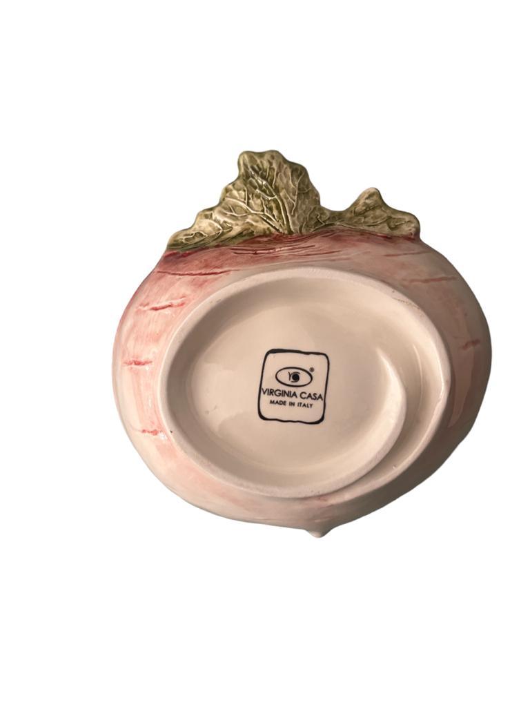 Bolo Ravanello 18 cm collezione Virginia Casa Ceramiche - MARIKA DE PAOLA - HOME DECOR