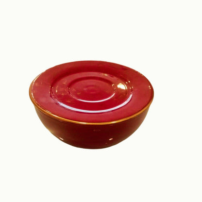 Ciotole Nido Aperitivo in ceramica artigianale, Rosso / Oro - MARIKA DE PAOLA - HOME DECOR