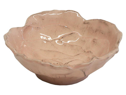 Coppetta Bowl Rosa Romantica in ceramica artigianale toscana, fatto a mano, 16 cm - MARIKA DE PAOLA - HOME DECOR