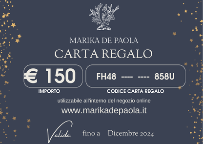 Marika De Paola GIFT CARD (Carta Regalo) - MARIKA DE PAOLA - HOME DECOR