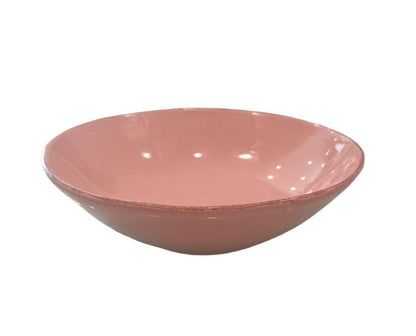 Piatti in ceramica della linea MATERIA colore: ROSA - MARIKA DE PAOLA - HOME DECOR