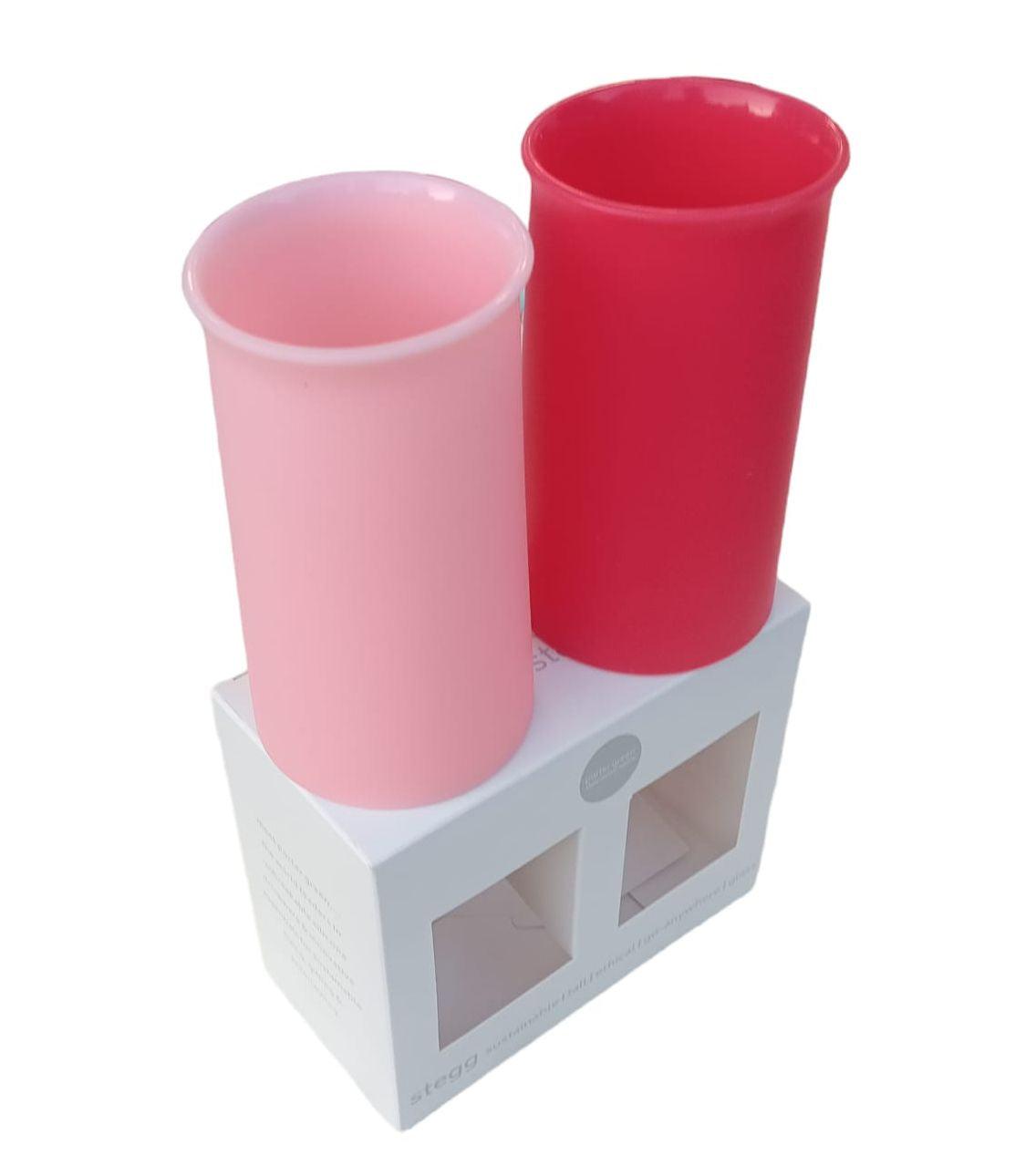PORTER GREEN - Bicchieri da bibita modello STEGG in silicone (confezione da 2) - MARIKA DE PAOLA - HOME DECOR