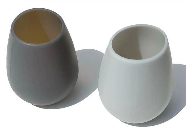 PORTER GREEN - Bicchieri tumbler acqua modello FEGG in silicone (confezione da 2) - MARIKA DE PAOLA - HOME DECOR