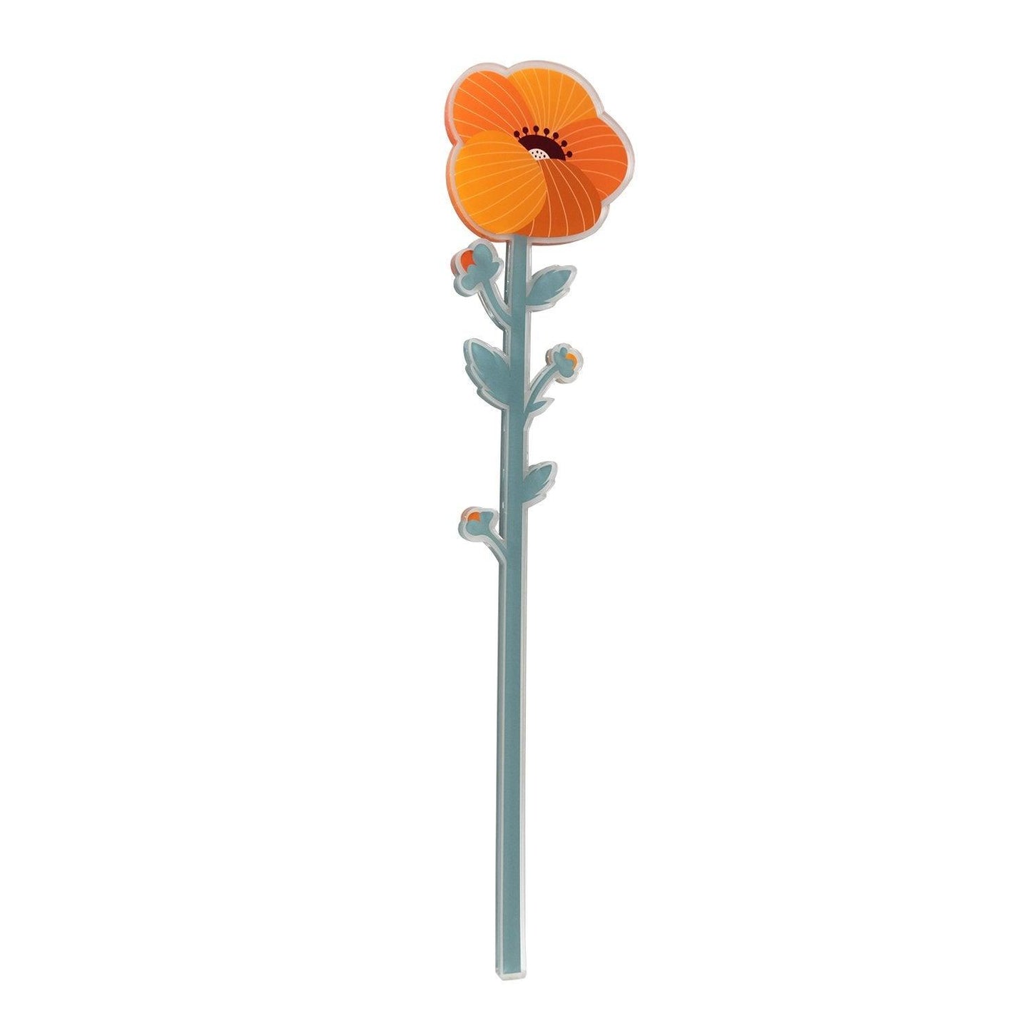Vesta Funny Flower in cristallo acrilico - Gardenia - MARIKA DE PAOLA - HOME DECOR