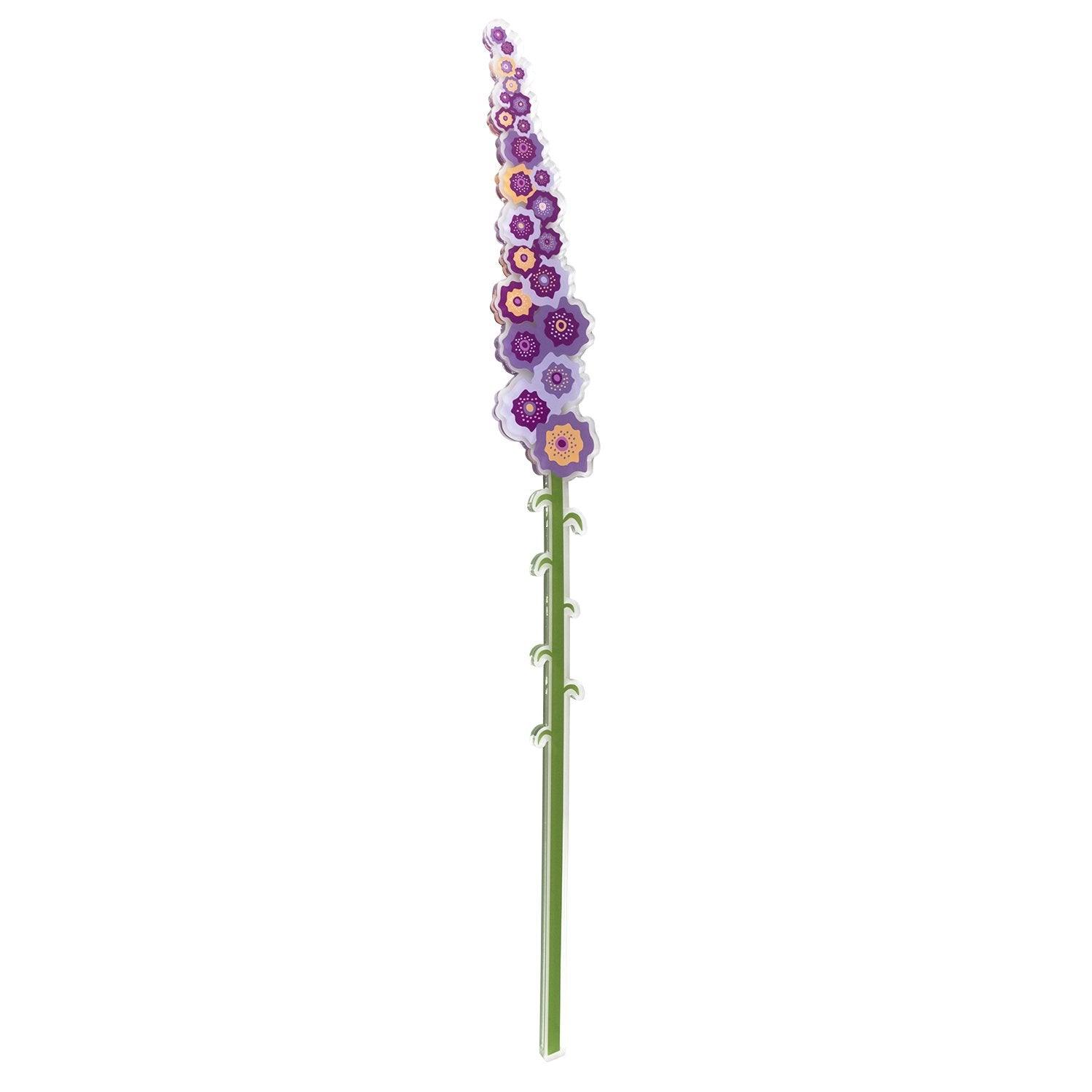 Vesta Funny Flower in cristallo acrilico - Lillà - MARIKA DE PAOLA - HOME DECOR