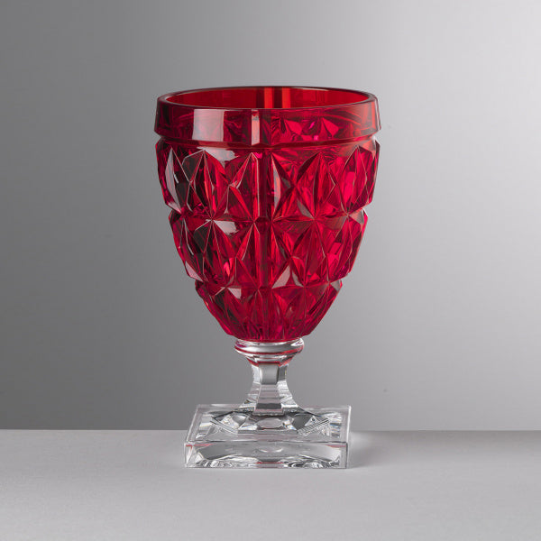 Set of 6 wine glasses Model Stella Mario Luca Giusti Color: RED