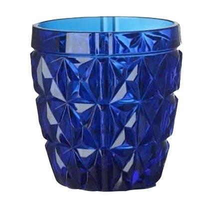 Set 6 bicchieri Acqua Modello Stella Mario Luca Giusti in Acrilico Synthetic Crystal, Colore: BLU