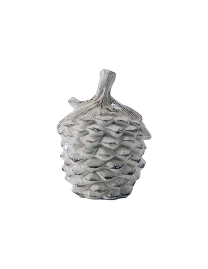 Ceramic bell in the shape of a pine cone