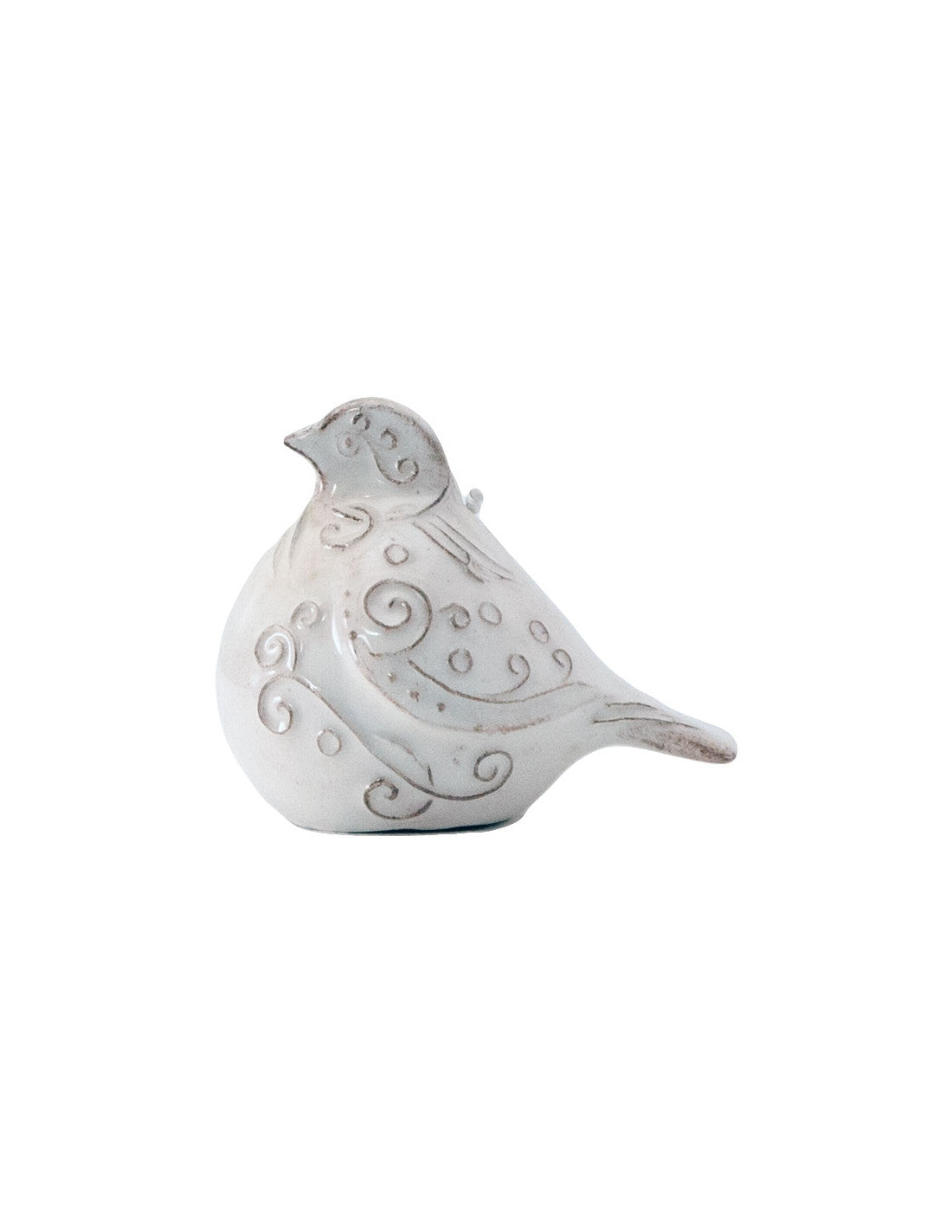 Bird-shaped ceramic bell