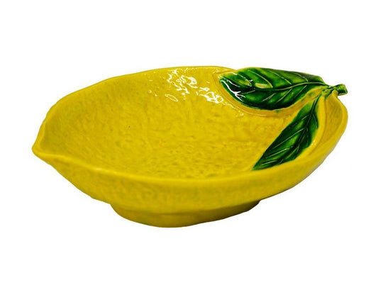 Ciotola / Insalatiera Limone in ceramica artigianale toscana, fatto a mano 30 cm - MARIKA DE PAOLA - HOME DECOR