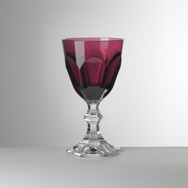 DOLCE VITA VINO single glasses / goblets in Sinthetic Crystal by Mario Luca Giusti