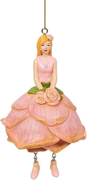 Flower Fairy - fatina da collezione per decorazione ambienti - Rosa