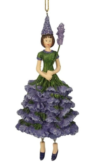 Flower Fairy - collectible fairy for room decoration - Lavender