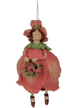 Flower Fairy - collectible fairy for room decoration - Poppy