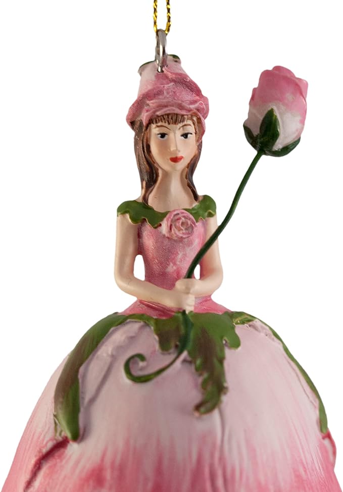 Flower Fairy - fatina da collezione per decorazione ambienti - Pink Rose
