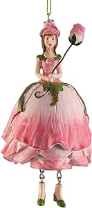 Flower Fairy - collectible fairy for room decoration - Pink Rose