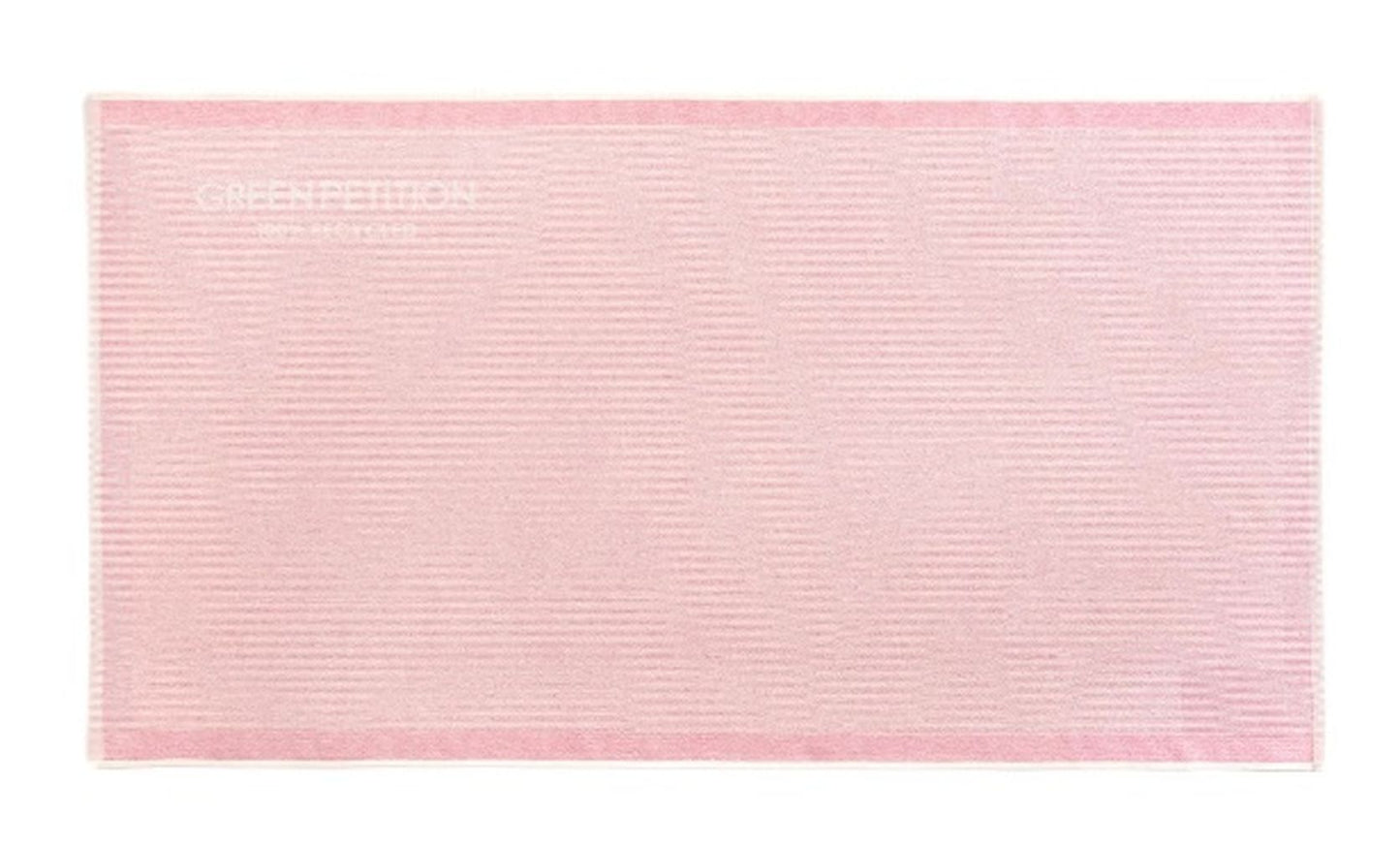 Serviette de plage modèle CALM 180 cm x 100 cm signée Green Petition, Couleur : CANDY (rose - blanc)