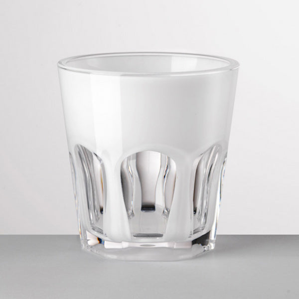DOUBLE SIDE tumbler glasses in Acrylic, Synthetic Crystal by Mario Luca Giusti