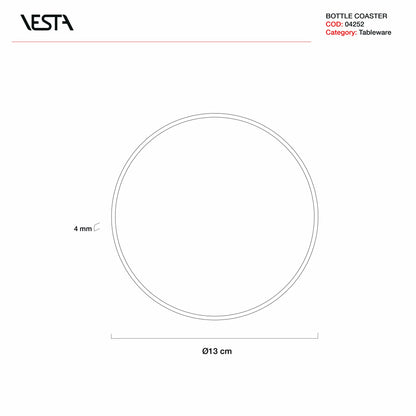 Decor coaster (13 cm) - Vesta collection 
