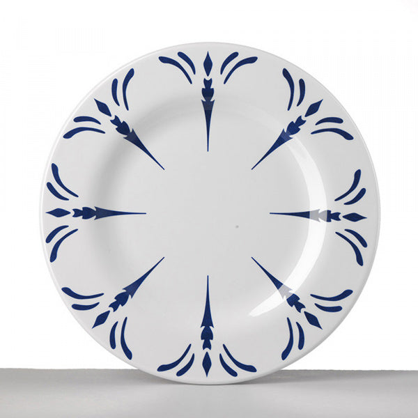 TESSA model plate Mario Luca Giusti collection, Color: White / Blue