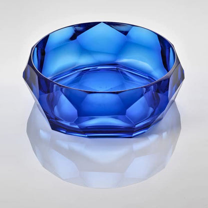 Supernova Salad Bowl - Mario Luca Giusti, Color: Blue 25 cm x 10 cm