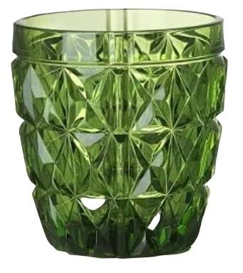 Set of 6 water glasses Model Stella Mario Luca Giusti (Florence, Italy) Color GREEN