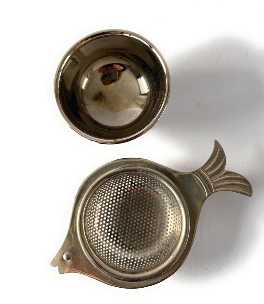 Passoire et infuseur à thé en forme de poisson, collection Chehoma