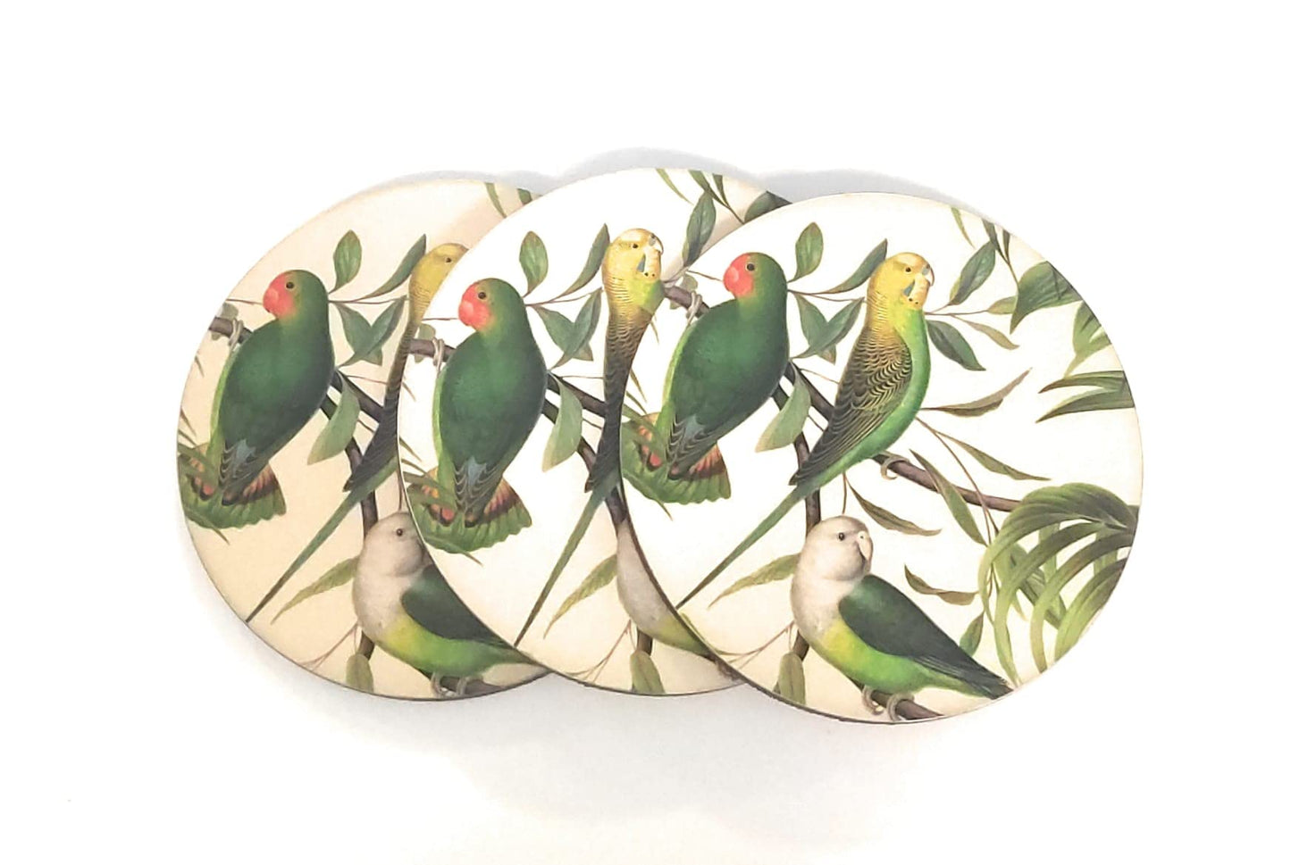 Set of 3 coasters handcrafted in Italy, Compagnia Dell'Elefante