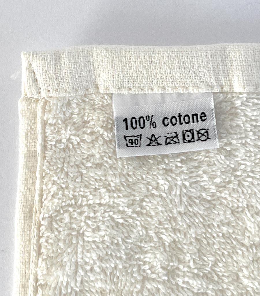 Bathroom Washcloths 35x35 CM, Face and Bidet Bath Towels, 100% Cotton, Made in Italy