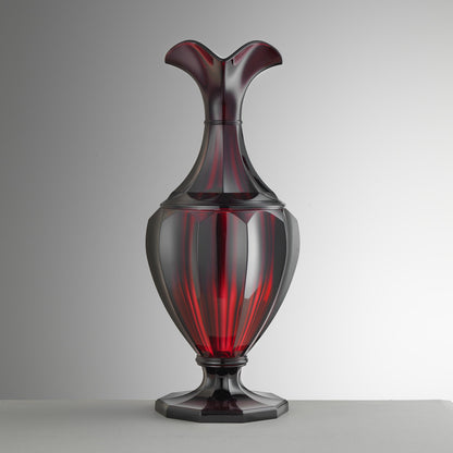 Bottle jug model CESARA Mario Luca Giusti collection RUBY RED color