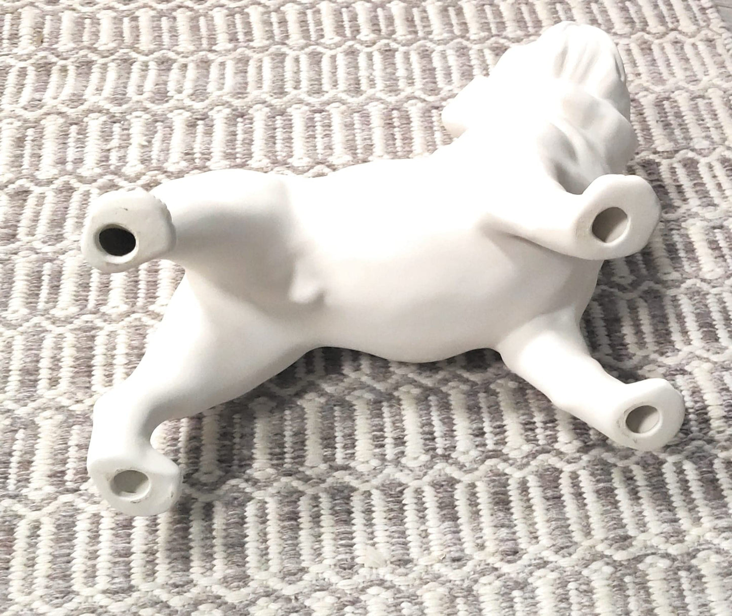 Biscuit Puppy Pug de la collection Abhika Verus Ceramiche, fabriqué en Italie, 30 cm